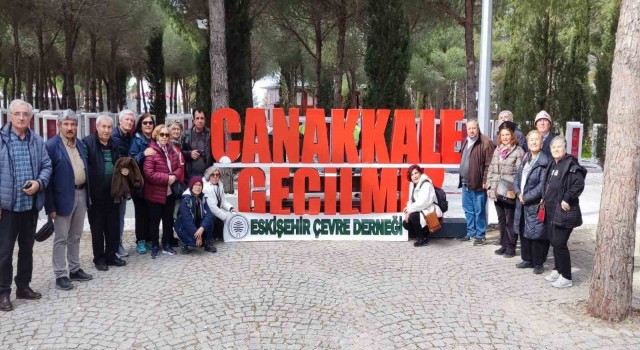 Eskişehir Çevre Koruma ve Geliştirme Derneği, Çanakkaleye gezi düzenledi