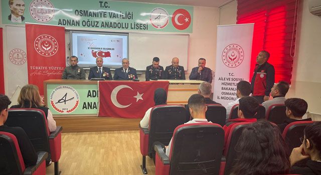 Gaziler ve Öğrenciler Osmaniye'de Buluştu
