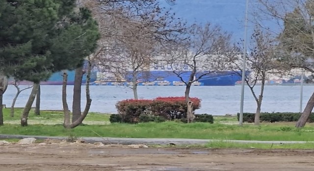 Gölcükün yeni sosyal alanında deniz göründü