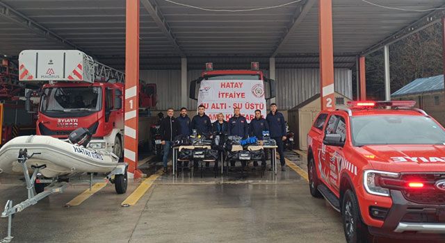 Hatay İtfaiyesi Depremden Zarar Gören Ekipmanlarını Yeniledi