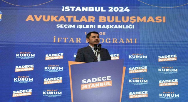 İBB Başkan Adayı Kurum: Ofisini kuracak olan genç avukat kardeşlerimize 100 bin TL destek vereceğiz
