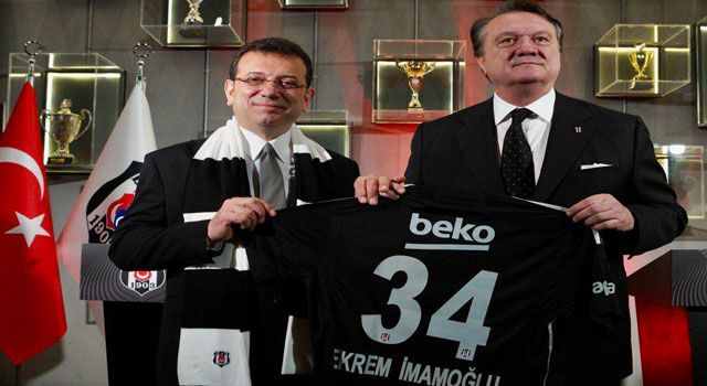 İBB Başkanı İmamoğlu'ndan Beşiktaş'a Ziyaret