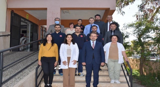 İl Sağlık Müdürü Şenkul Altınkumdaki sağlık çalışmalarını yerinde inceledi