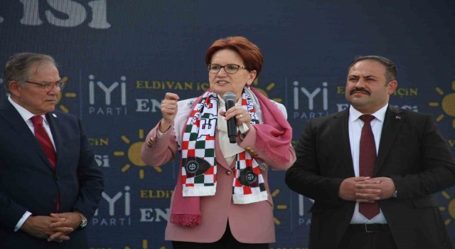 İYİ Parti Genel Başkanı Meral Akşener, Çankırıda ziyaretlerde bulundu