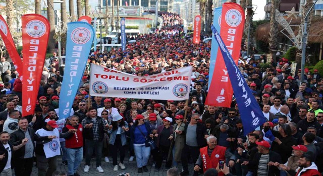 İzmirde TİS görüşmeleri tıkandı, 6 bin işçi eyleme çıktı