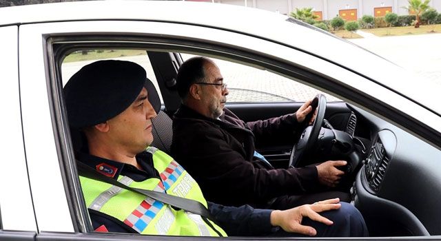 Jandarma'dan 60 Yaş Üstü Sürücülere Trafik Eğitimi