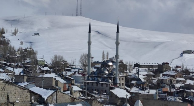 Kar yağışı Aşkaleyi esir aldı