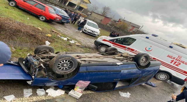 Karabükte trafik kazası: 2 yaralı