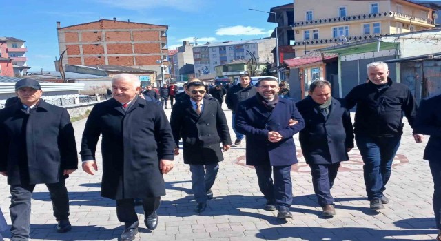 Karsta Cumhur İttifakının seçim çalışmaları sürüyor
