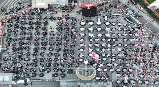 Kestel Belediyesinden 9 bin kişilik sokak iftarı