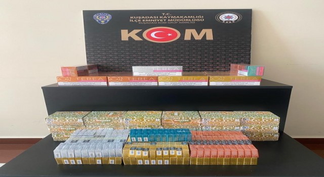 Kuşadası'nda kaçakçılık operasyonu