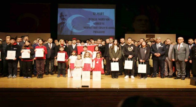 Kütahyada İstiklal Marşının Kabulü ve Mehmet Akif Ersoyu Anma Günü programı