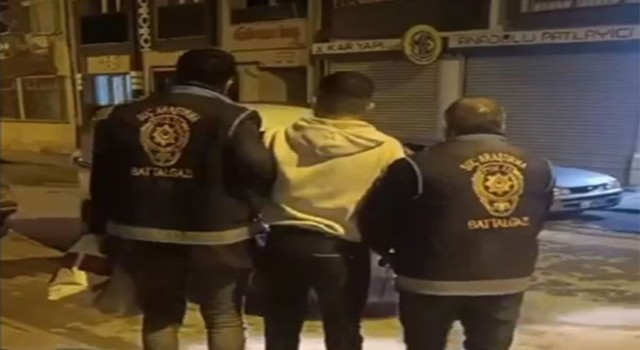 Malatyada, 16 yıl 4 ay kesinleşmiş hapis cezası bulunan firari hükümlü yakalandı