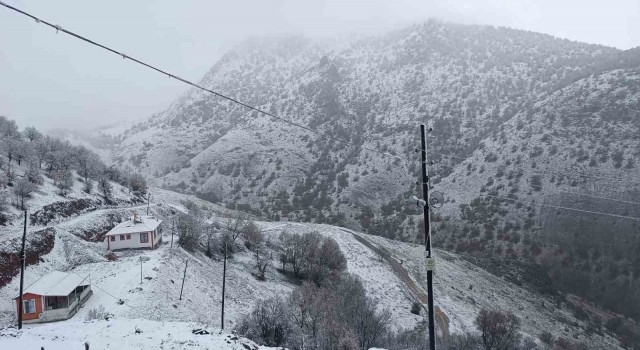 Malatyada kar yağışı etkili oldu