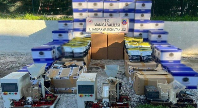 Manisada 1 milyon 200 bin lira değerinde kaçak tütün ele geçirildi