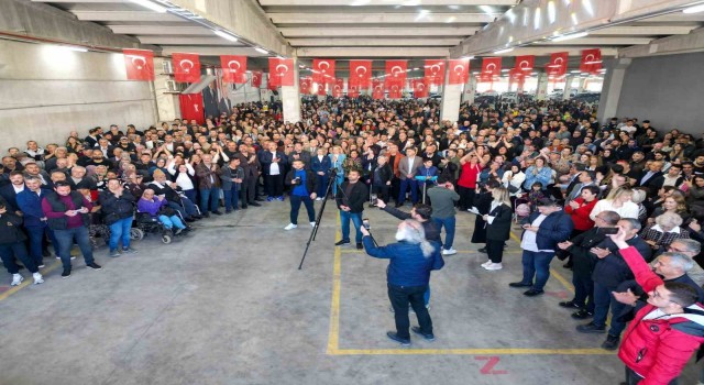 Menemende miting gibi açılış