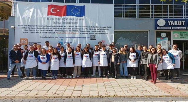 ‘Menteşede Gençler İşte projesinde mesleki ve işbaşı eğitimleri tamamlandı