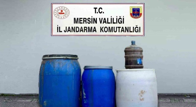 Mersinde 210 litre sahte içki ele geçirildi