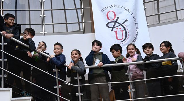 Minikler, Kütüphane Haftası'nda OKÜ'yü Ziyaret Etti
