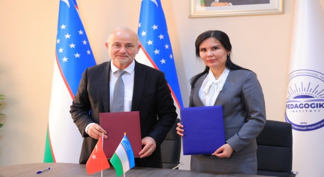 OMÜden Özbekistan Urgenç Devlet Pedagoji Enstitüsü ile iş birliği hamlesi