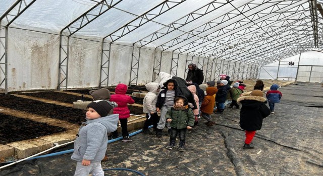 Orman Haftasında anaokulu öğrencilerine ormanların önemi anlatıldı