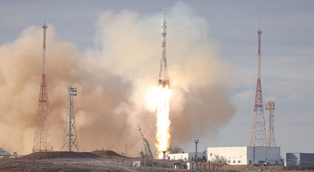 Rusya'nın Soyuz MS-25 uzay aracı Kazakistan'dan fırlatıldı