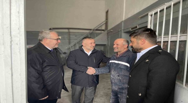 Sabah saatlerinde sanayi esnafına destek