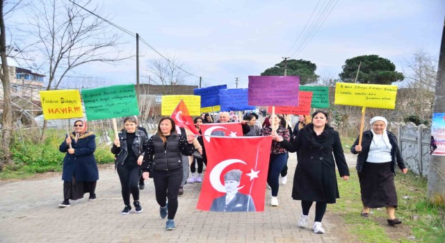 Samsunda 8 Mart Dünya Emekçi Kadınlar Günü yürüyüşü