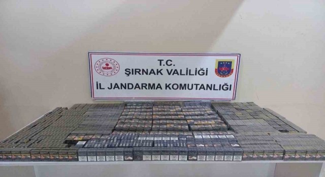 Şırnakta 880 bin TL değerinde kaçak malzeme ele geçirildi