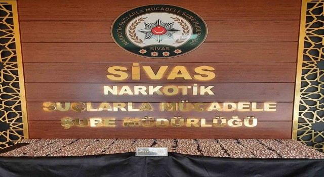 Sivasta 2 bin 968 adet uyuşturucu hap ele geçirildi