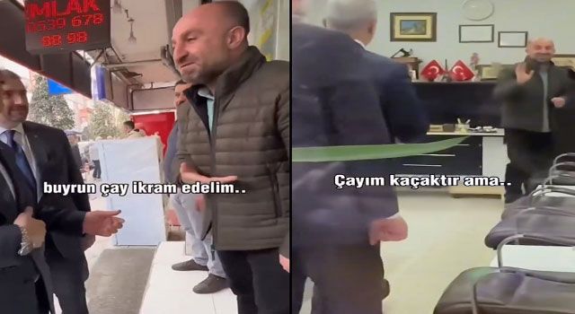 Ticaret Bakanına “Kaçak Çay” İkramı