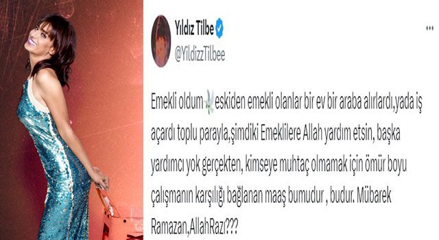 Tilbe’den Emekli Maaşı Tepkisi