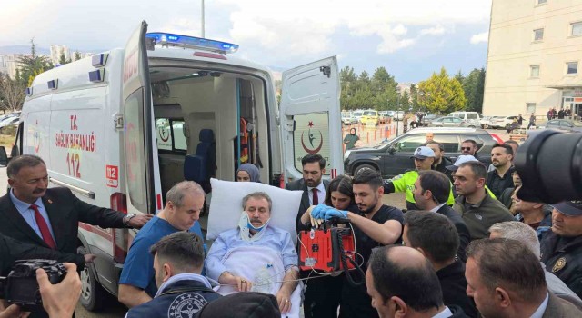 Trafik kazası geçiren BBP Genel Başkanı Mustafa Destici Tokata sevk edildi