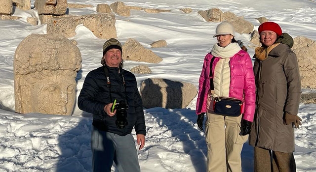 Ünlü Rus Ressam Aleksandr Shadrin Adıyaman Nemrut'ta