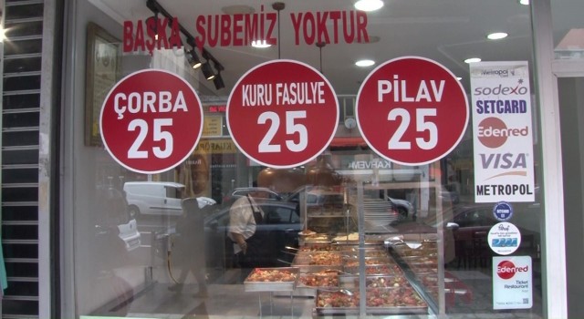 Üsküdarda enflasyona meydan okuyan lokanta yoğun ilgi görüyor