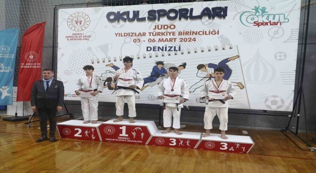 Yunusemreli judocular Denizlide iki madalya kazandı