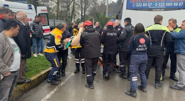 Zonguldakta trafik kazası; 1 yaralı