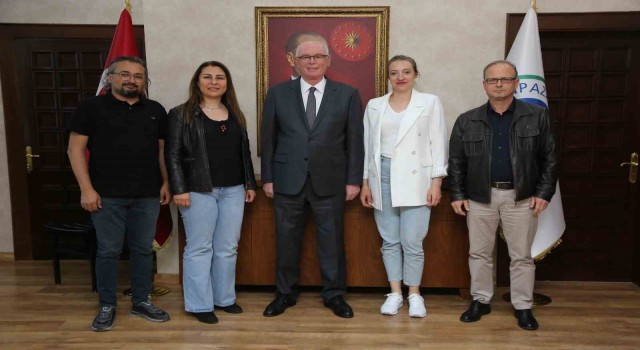 1 Mayıs Tertip Komitesi Başkan Kurtu ziyaret etti