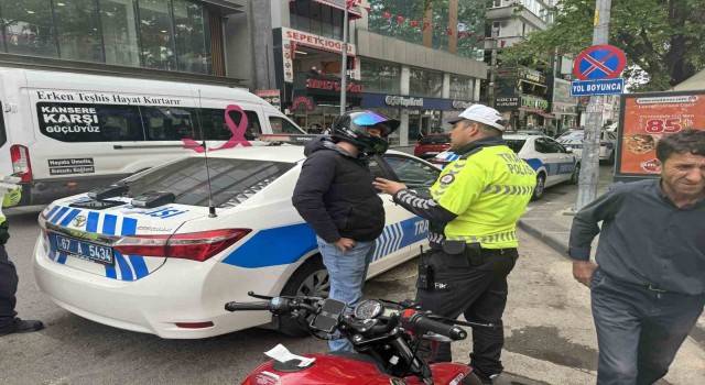 Abartı egzozdan yakayı ele verdi, ‘Çekiciye verecek param yok diyerek tepki gösterdi