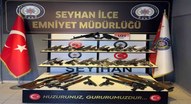 Adanada 54 ruhsatsız silah ele geçirildi, 373 kişi yakalandı