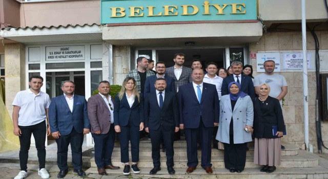 AK Parti İl Başkanı Aydemirden Başkan Göksele ziyaret
