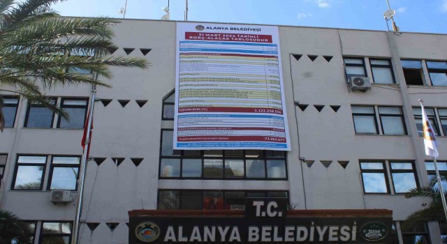 Alanya Belediyesinden ‘mali tablo açıklaması