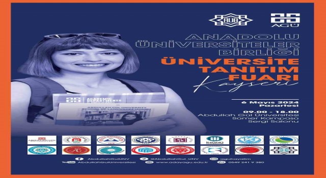 Anadolu Üniversiteler Birliği Fuarları AGÜde başlıyor