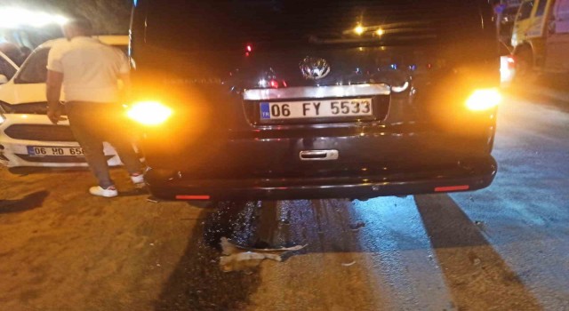 Ankarada 3 aracın karıştığı zincirleme kaza: 3 yaralı