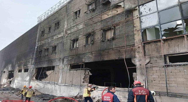 Ankaradaki fabrika yangını kontrol altına alındı