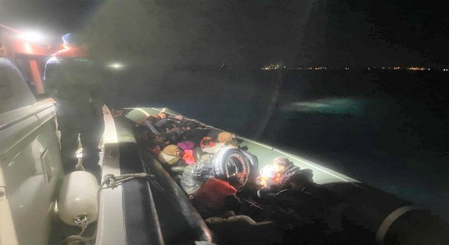 Aydında 12si çocuk 67 düzensiz göçmen kurtarıldı