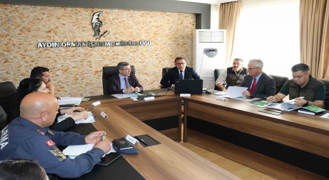 Aydında orman yangınlarına karşı önlemler konuşuldu