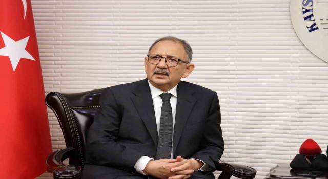 Bakan Özhaseki: “İstanbulda 14 tane konutu tedbir amaçlı boşalttık”