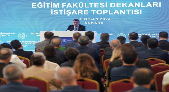 Bakan Tekin, Eğitim Fakültesi Dekanları İstişare Toplantısına katıldı