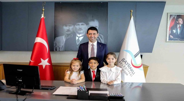 Bayraklıda minik başkanlar icraatlarını açıkladı